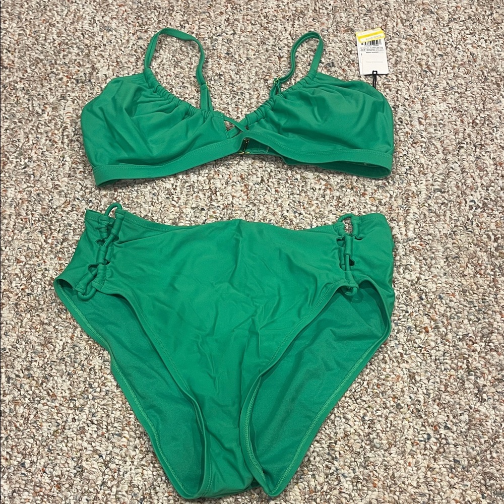 Shade & Shore Green Bikini Set